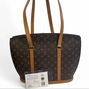 Louis Vuitton Babylone Authentic LV Monogram Tote / COA
